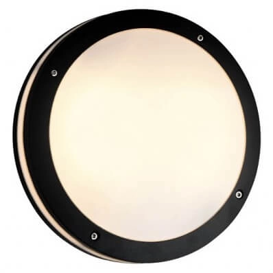 Przyścienna lampa zewnętrzna FANO AZ4371 Azzardo IP54 okrągła czarny