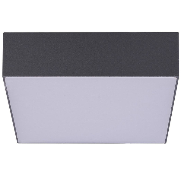 Sufitowa lampa zewnętrzna Casper AZ4498 LED 15W 3000K IP54 kwadratowa szara