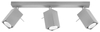 LAMPA sufitowa SL.0457 metalowa OPRAWA listwa regulowane reflektorki szara