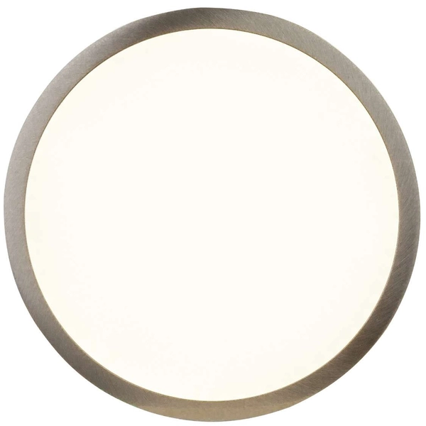 LAMPA sufitowa VITOS 12366-15 Globo okrągła OPRAWA metalowa LED 15W 4000K plafon nikiel