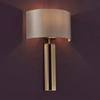 Ścienna lampa hampton L&-195452 Light& z abażurem ecru mosiądz OUTLET