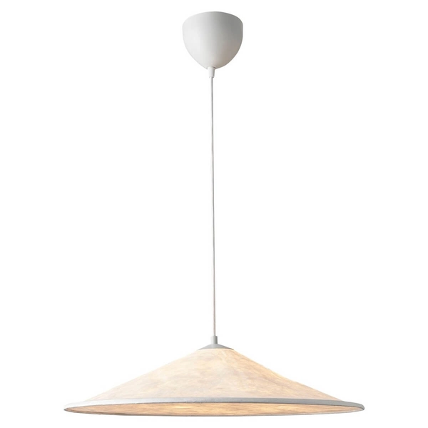 Wisząca lampa kapelusz Hill 2420073001 japandi biały