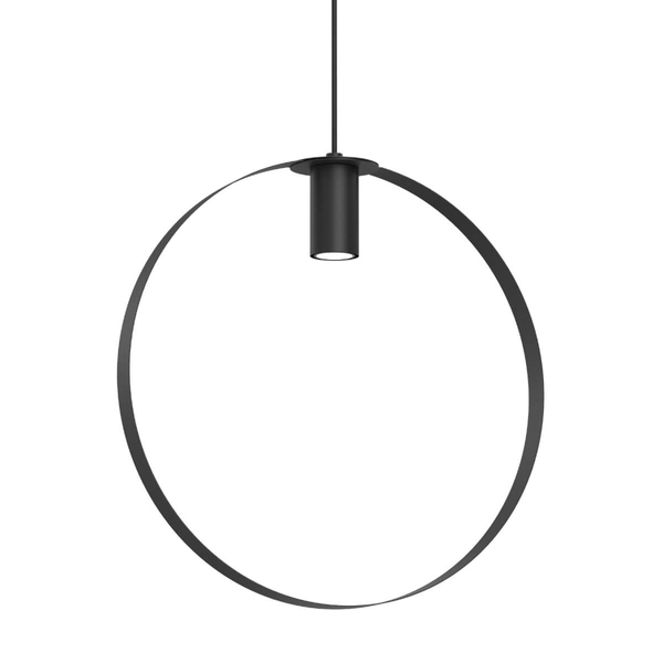 Lampa wisząca pierścień ORTIGA 5149 Shilo metalowa czarna