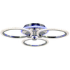 Sufitowa lampa DRS2032/3 rings 48 LED 47W 3000-6000K tryb nocny chrom