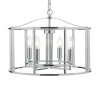 Łańcuchowa wisząca lampa Mya MYK0450 do kuchni świecznikowa chrom