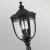 Zewnętrzna lampa stojąca FE-EB5-L-BLK słupek IP44 czarny