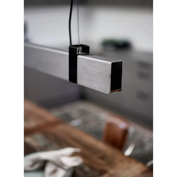 Wisząca lampa belka Lilt 2010603051 LED 28W 2700K nad wyspę szary