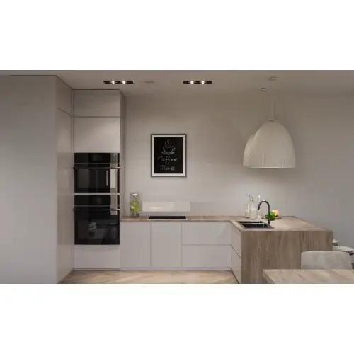 Lampa wisząca na przedpokój Gandra 5029 Shilo karbowana nad stół metal srebrna