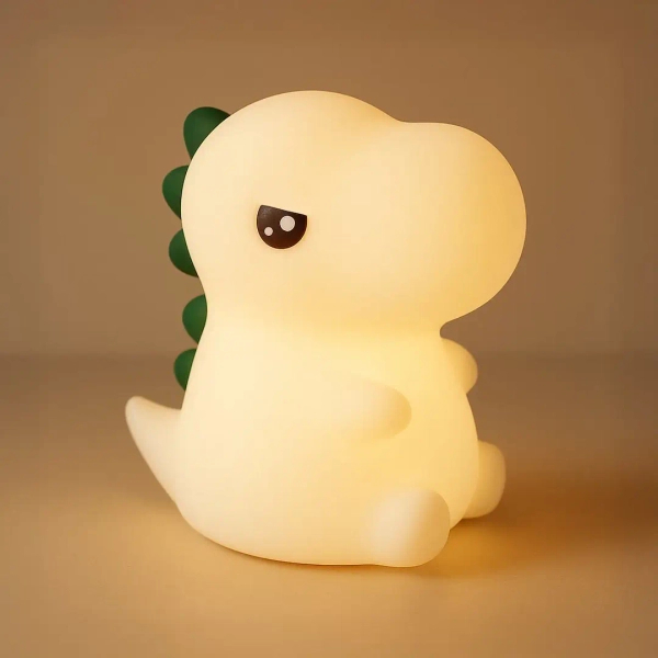 Dziecięca lampka nocna Dino ML2265 LED 1W 3000K RGB dinozaur biały
