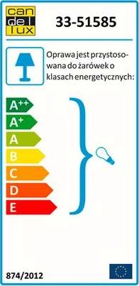 Lampa wisząca CELIA 33-51585 szklana zwis krople łezki chrom