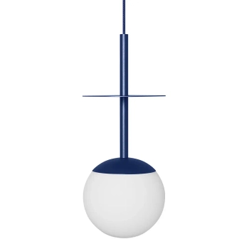 Okrągła lampa sufitowa do jadalni PLAAT A PLA11313P0 granatowy