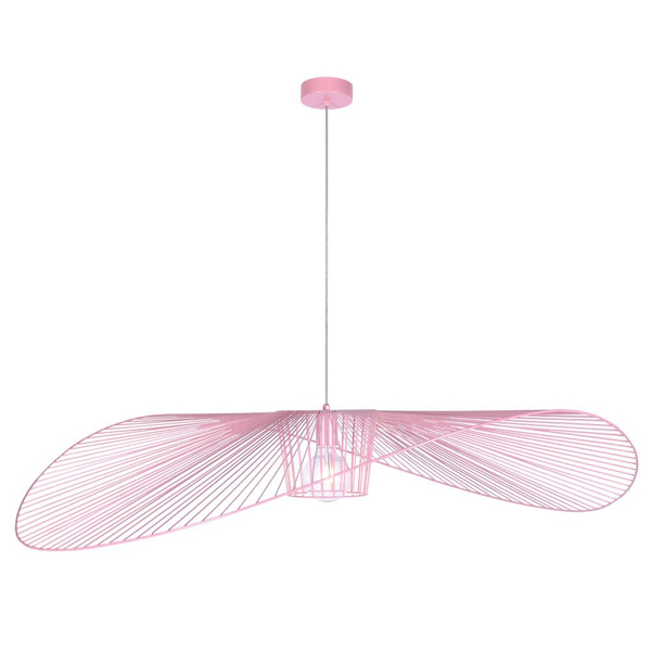 Wisząca LAMPA loft KP-21 RÓŻOWY Kaja druciany ZWIS nad łóżko
