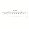 Pasek LED 28W 4000K 309044 Polux taśma 5 metrów 2400lm czarny