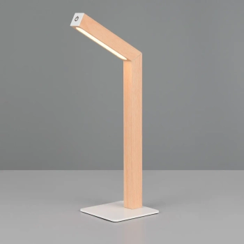 Drewniana lampa stołowa SKIP R55951135 LED 2W 3000K drewniany biały