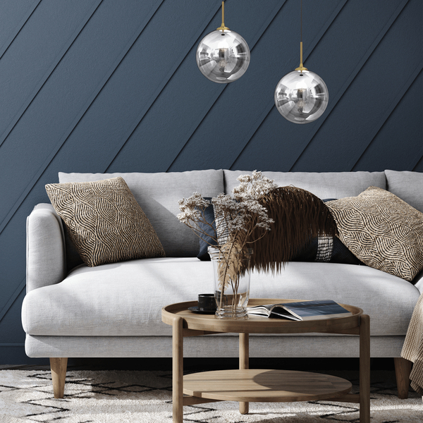 Wisząca lampa kulista Reflex MLP8414 przydymiona złota