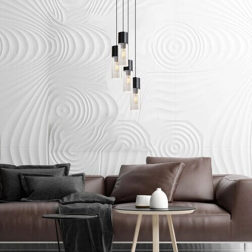 Kaskadowa lampa wisząca RONNO 72054 do sypialni loft przydymiona czarna