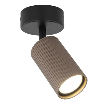 Regulowana sufitowa lampa Tune 16146 tubka żebrowana brązowy