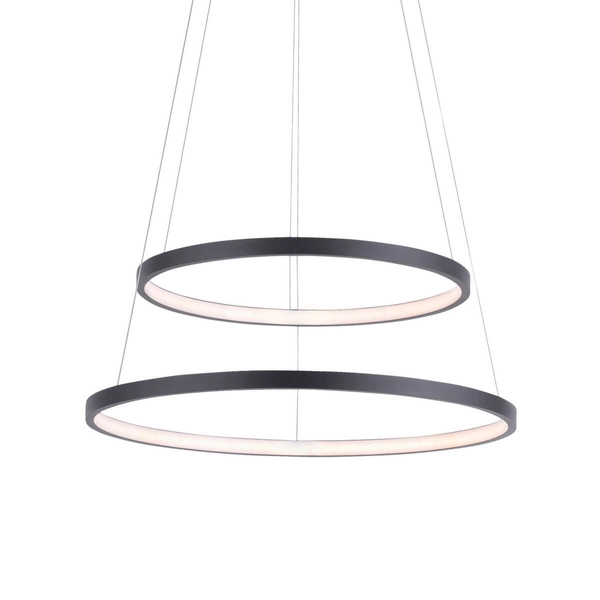 Podwójna lampa zawieszana Circle 11525-13 Just Light LED 46W 3000K antracyt