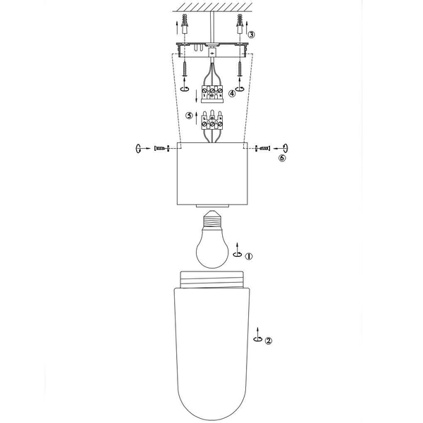 Sufitowa LAMPA loftowa ZEN 107796 Markslojd szklana OPRAWA industrialny plafon tuba do łazienki IP44 czarna przezroczysta