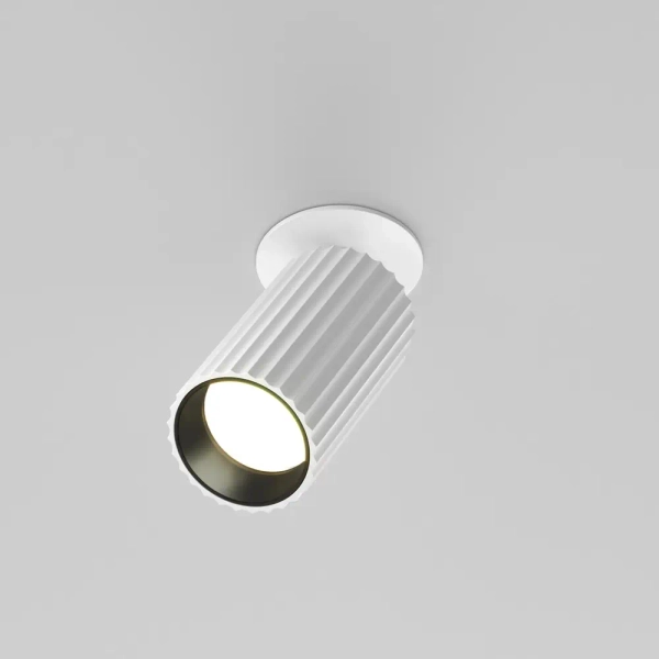 Wpuszczana oprawa sufitowa tubka Calipso C110CL-01-GU10-W biała