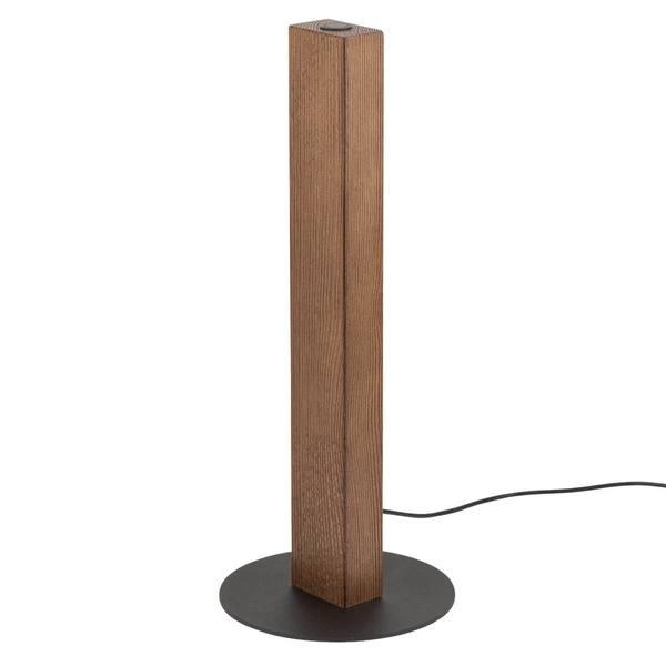 Podłużna nocna lampka Teo 1411 TK Lighting boho drewniana brązowa