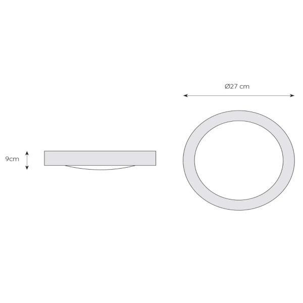 Lampa sufitowa do łazienki Fresh 79158/01/31 Lucide IP44 biała