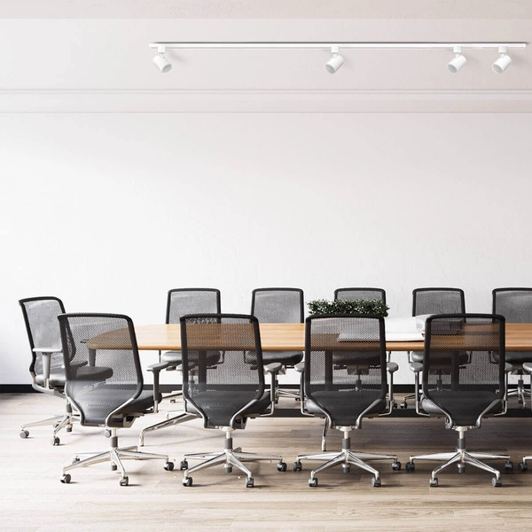 System szynowy SNOW LP-737 WH SET Light Prestige metalowa OPRAWA zestaw listwa z reflektorkami białe