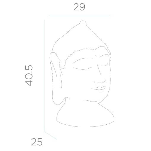 Podłogowa lampa Goa LUMGA040OFNW LED 7W 6000K IP65 Buddha biała