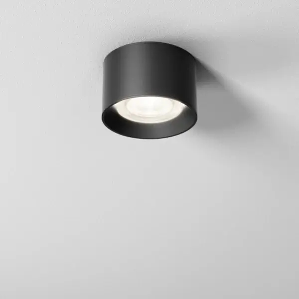 Sufitowe oczko czarne ONLY oprawa natynkowa LED 8W 2700K tubka 47018-M927-W3-PH-12