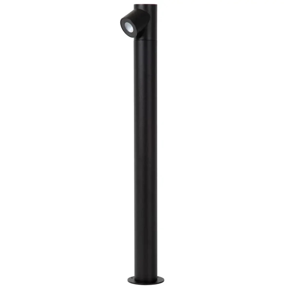 Ogrodowy słupek Ibama 15850/05/30 Lucide LED 5W 3000K IP65 tuba czarna