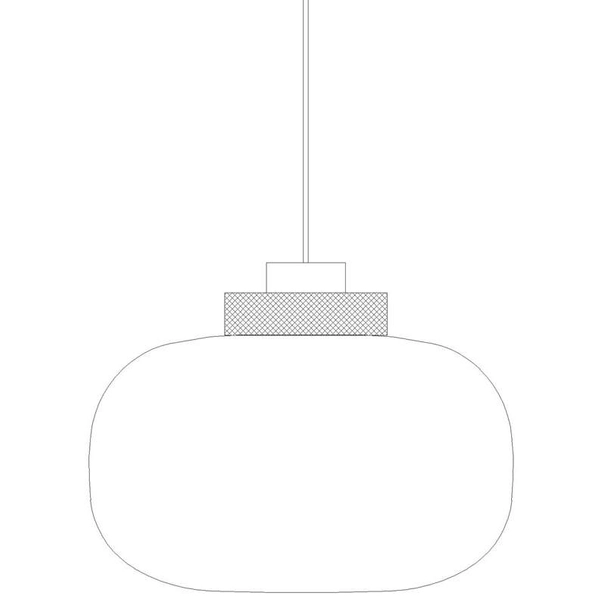 Wisząca lampa Boom 9969P/B Step LED 24W 3000K kulista biała miedziana