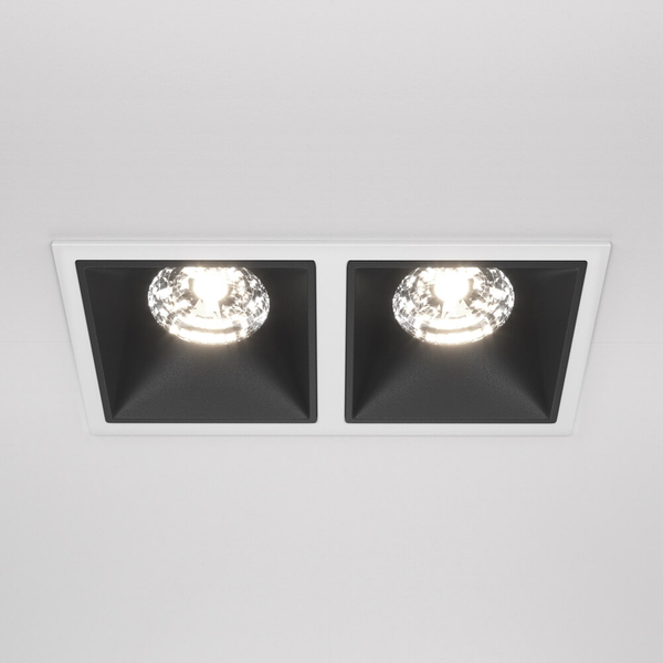 Lampa podtynkowa LED 30W 4000K biały czarny Alfa OUTLET