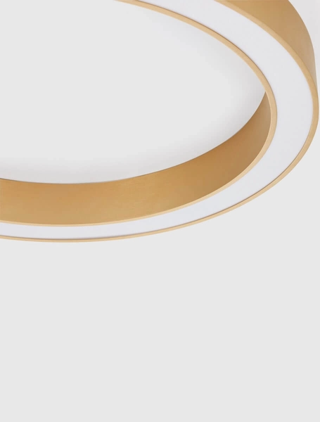 Przysufitowa lampa gabinetowa Claro metalowa LED 60W 2700-4000K złota