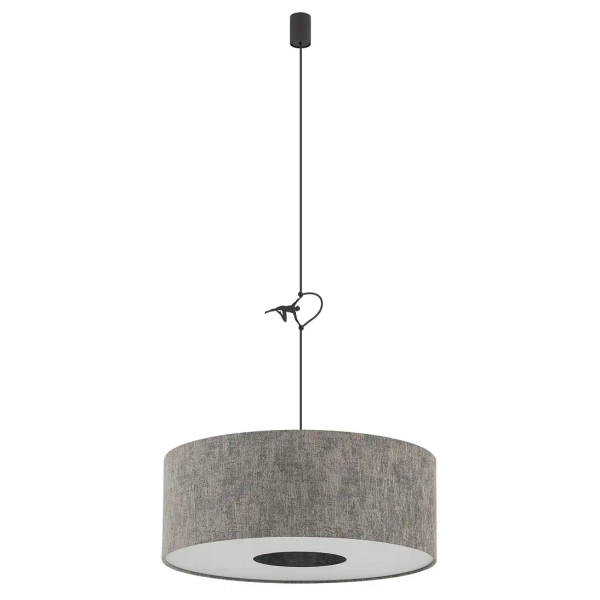 Nowoczesna lampa wisząca LAGO 11674 regulowana szara