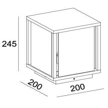Kwadratowa lampa ścienna Claire 27883/25/31 IP54 za zewnątrz biała