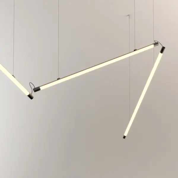 Nowoczesna lampa wisząca czarna PIPER LED 23,5W 2700-4000K listwy do salonu 71264-M942-D9-PH-12