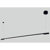Loftowa LAMPA wisząca HORIZON P0358D Maxlight metalowa OPRAWA listwa LED 26W 3000K zwis czarny