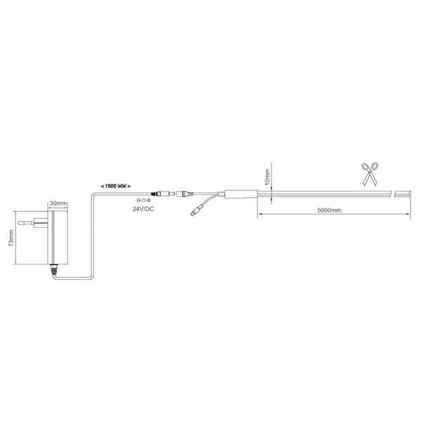 Kolorowa taśma LED Neon R65585100 RL Light 20W 3000K1600lm biały