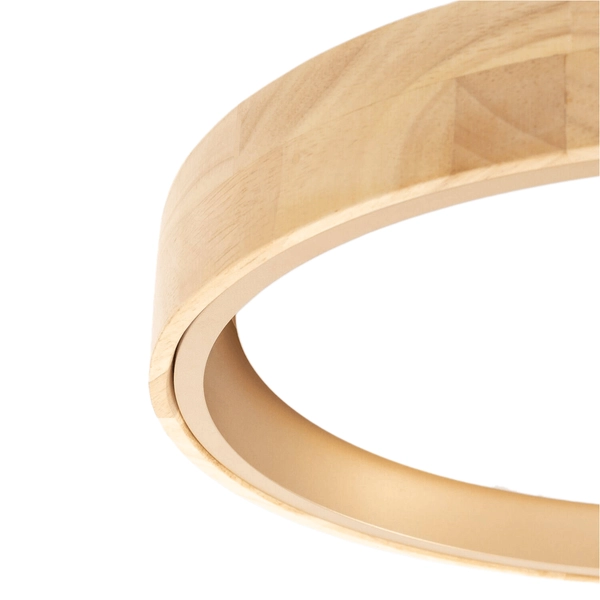 Plafon okrągły na korytarz Vero ABR-PODV LED 24W 3000K drewniany złoty