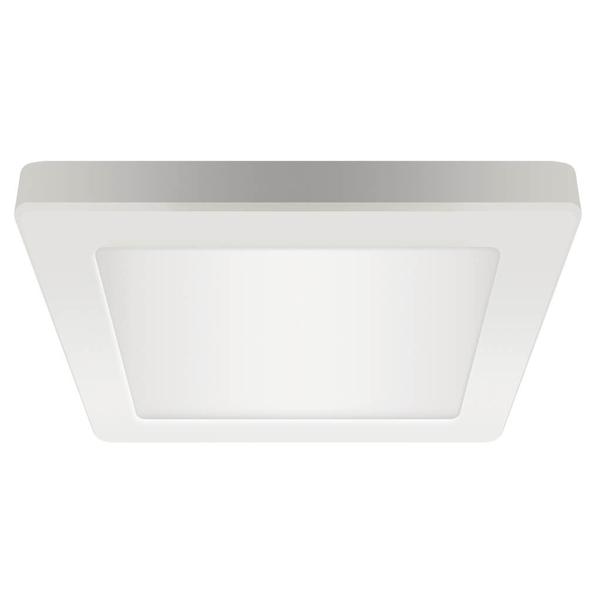 Kwadratowa lampa sufitowa Olga LED 12W 3000-4500-6500K do salonu biała