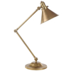 Stołowa LAMPA loftowa PROVENCE PV-TL-PN Elstead industrialna LAMPKA biurkowa stojąca metalowa nikiel