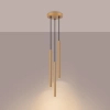 Kuchenna lampa wisząca Arche SL.1342 Sollux kaskada tuba złota