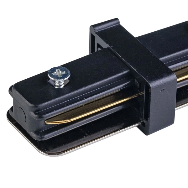 Złącze szynoprzewodowe 1-fazowe proste Tracer 4068 TK Lighting metalowe czarne