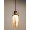 Szklana lampa wisząca tuba SIGNATURE P0602 Maxlight LED 8W 3000K mosiądz przezroczysty