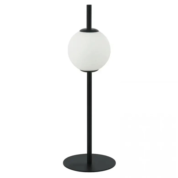 Stołowa lampa nocna 20134 LED 6W 3000K szklan biała czarny