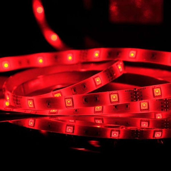 Taśma LED zestaw RGB 314444 Polux 18W sterownik zasilacz IP65 biała