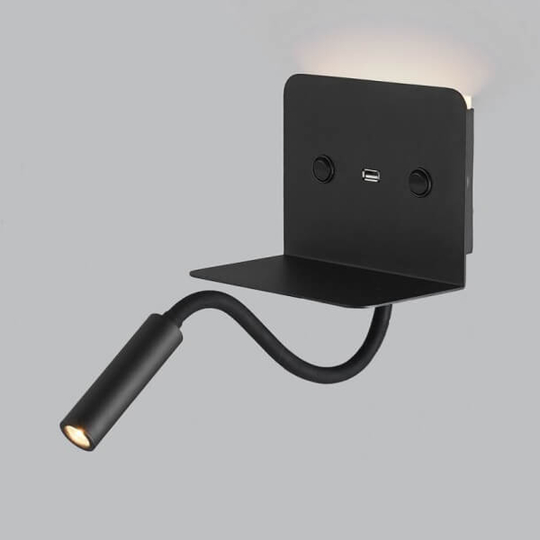 Kinkiet ścienny VERA AZ3201 Azzardo LED 9W 3000K tubka czarny