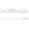 Taśma ledowa 5m zestaw z zasilaczem 324191 LED 35W 4000K IP65 biała