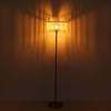 Podłogowa lampa do salonu GORLEY 15698SM glamour złota