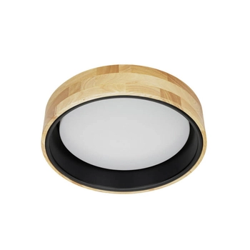 Ekologiczna lampa sufitowa Campelo LED 20W 4000K drewniana